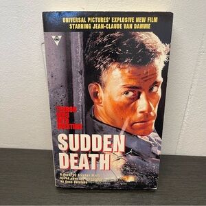 Sudden Death-Stephen Mertz - 1st Print - Paperback Movie Novelization / Tie In